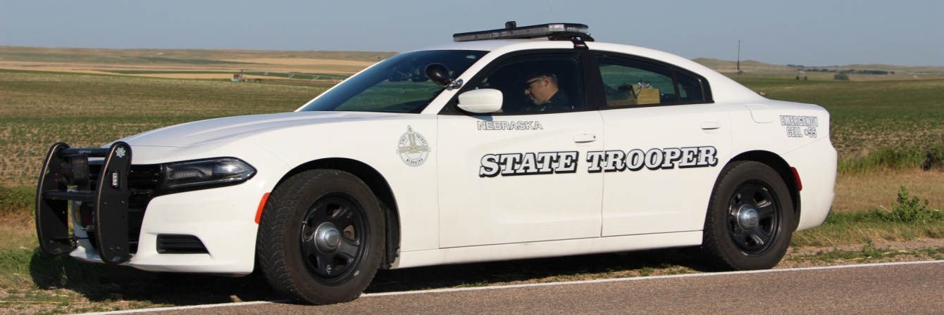 white state patrol vehicle