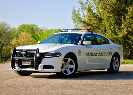 white patrol car