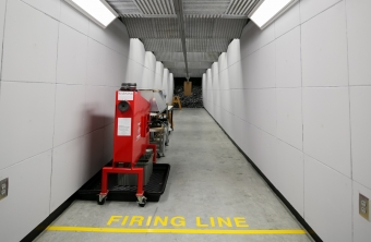 crime lab ballistic firing range